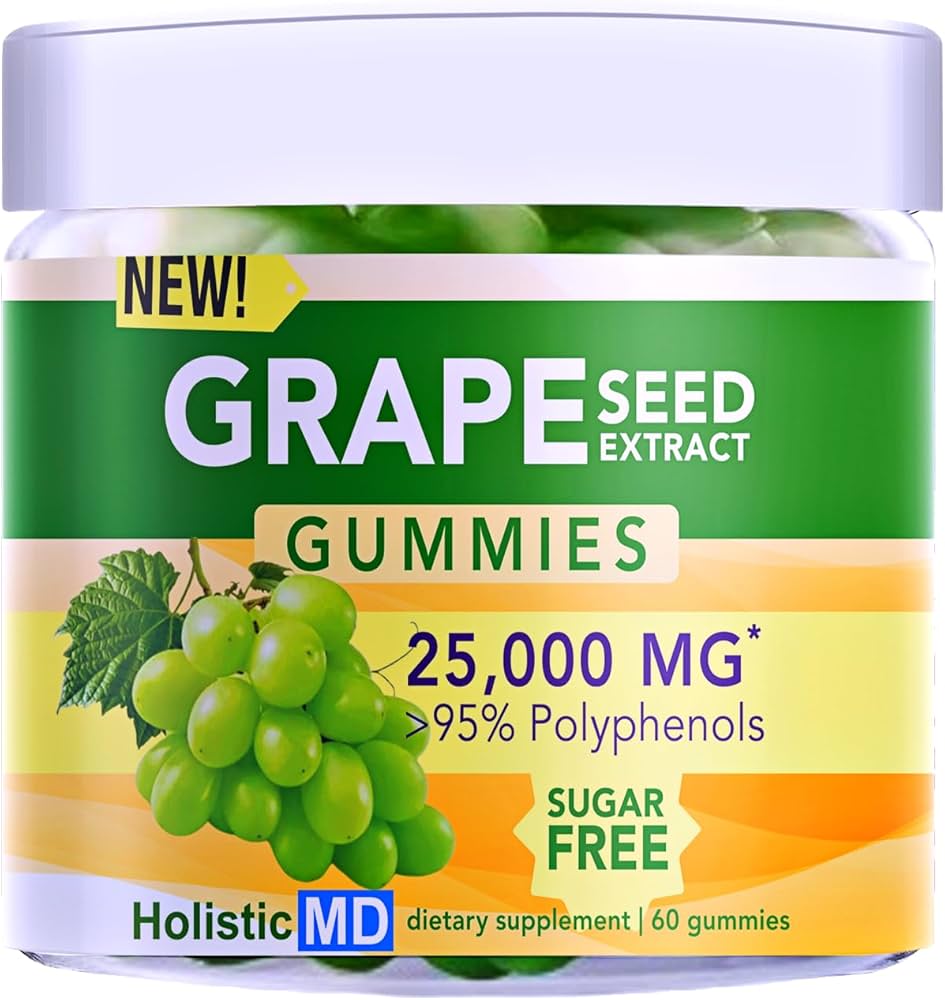 Amazon.com: Holistic MD Grape Seed Extract Gummies | Grape Seed