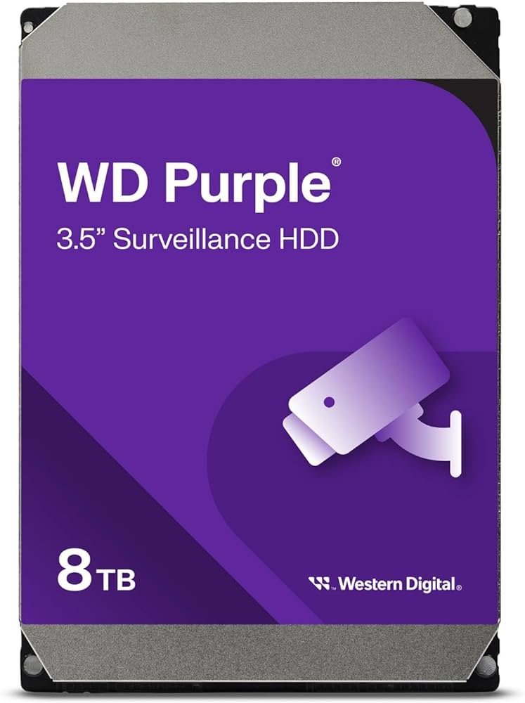 Amazon.com: Western Digital 8TB WD Purple Surveillance Internal