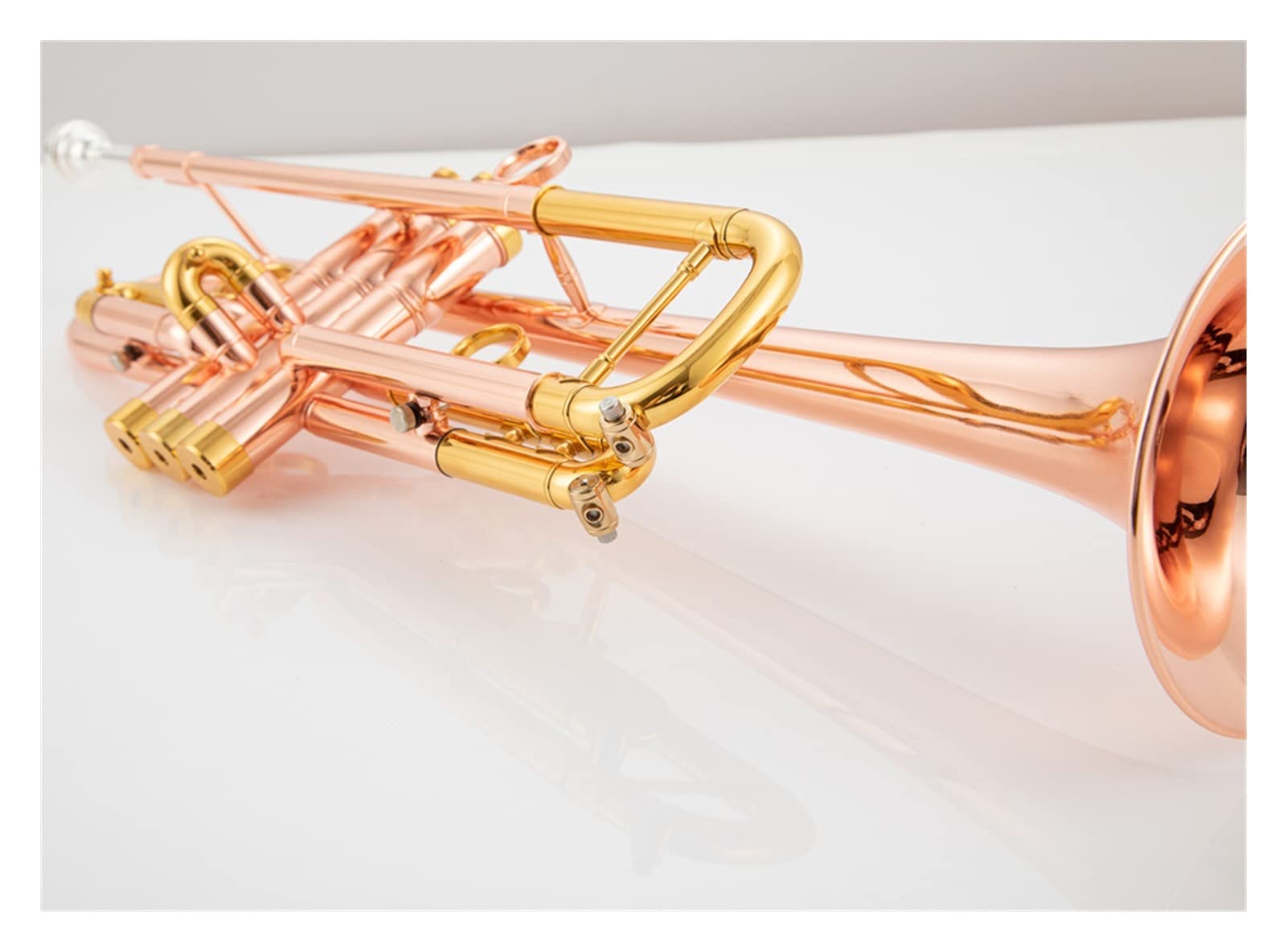 Amazon.co.jp: トランペット ローズゴールドトランペットレトロな銅B