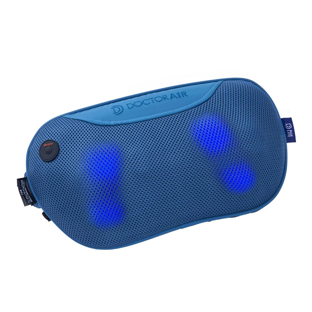 Amazon | ドクターエア 3DマッサージピローS コードレス MP-06 (ブルー