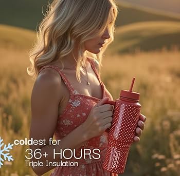 Amazon.com: Coldest Tumbler with Handle and Straw - 100% Spill