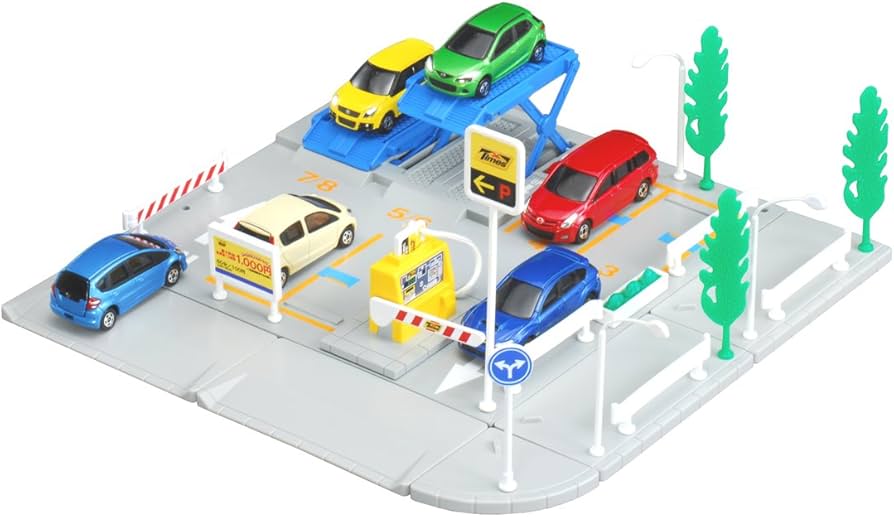 Amazon.co.jp: トミカ トミカタウン 立体パーキング タイムズ : おもちゃ