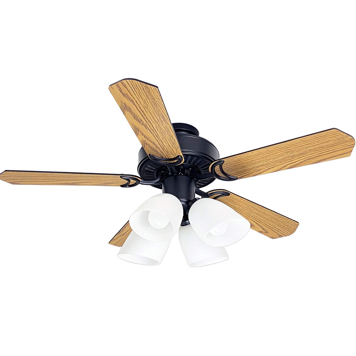 Amazon.co.jp : シーリングファンライト クラシックデザイン 5枚羽根