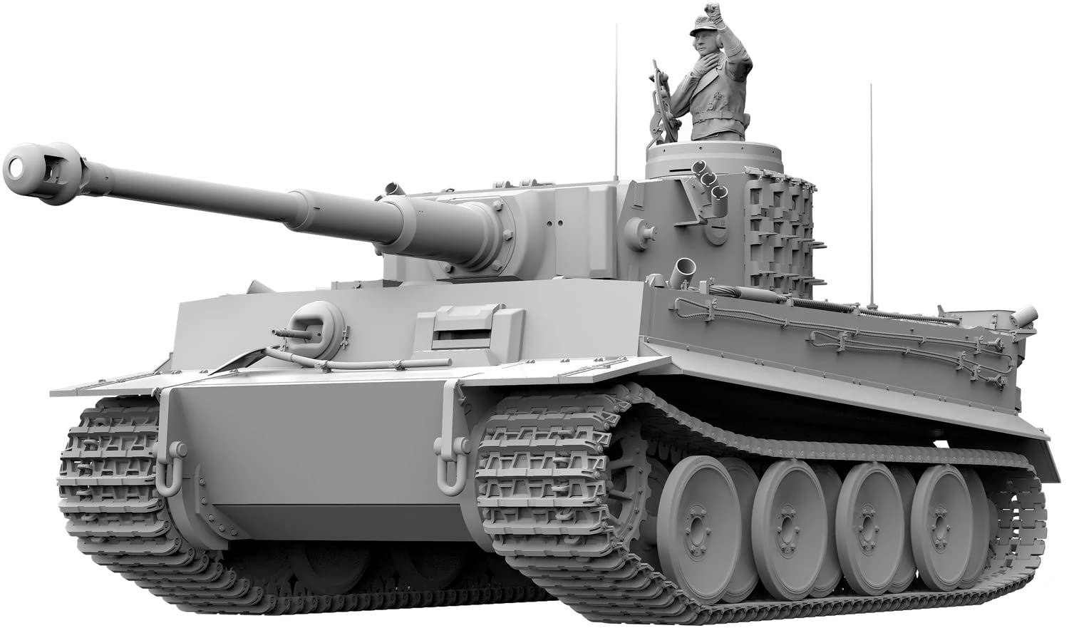 Amazon | タコム(TAKOM) 1/16 ドイツ軍 ティーガー1 前期型 プラモデル