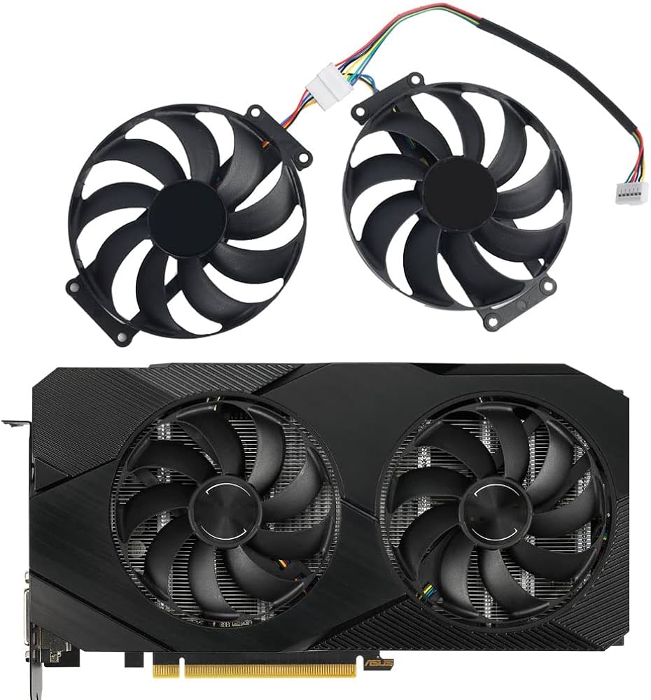 Amazon.co.jp: Coolerage DC 12V 0.35AMP GPU 冷却ファン ASUS Dual
