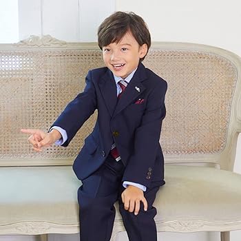 Amazon | [ELLE en noir] エルアンノワール 男の子 入学式 ショート