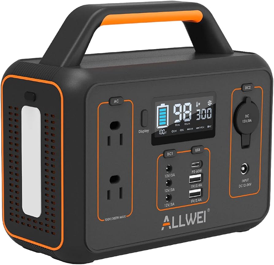 Amazon.co.jp: ALLWEI ポータブル電源 78000mAh/280Wh純正弦波 PSE認証
