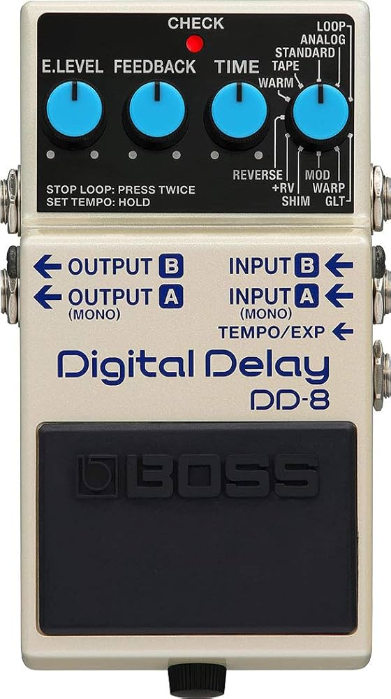 Amazon.com: BOSS Digital Delay Guitar Effects Pedal (DD-8