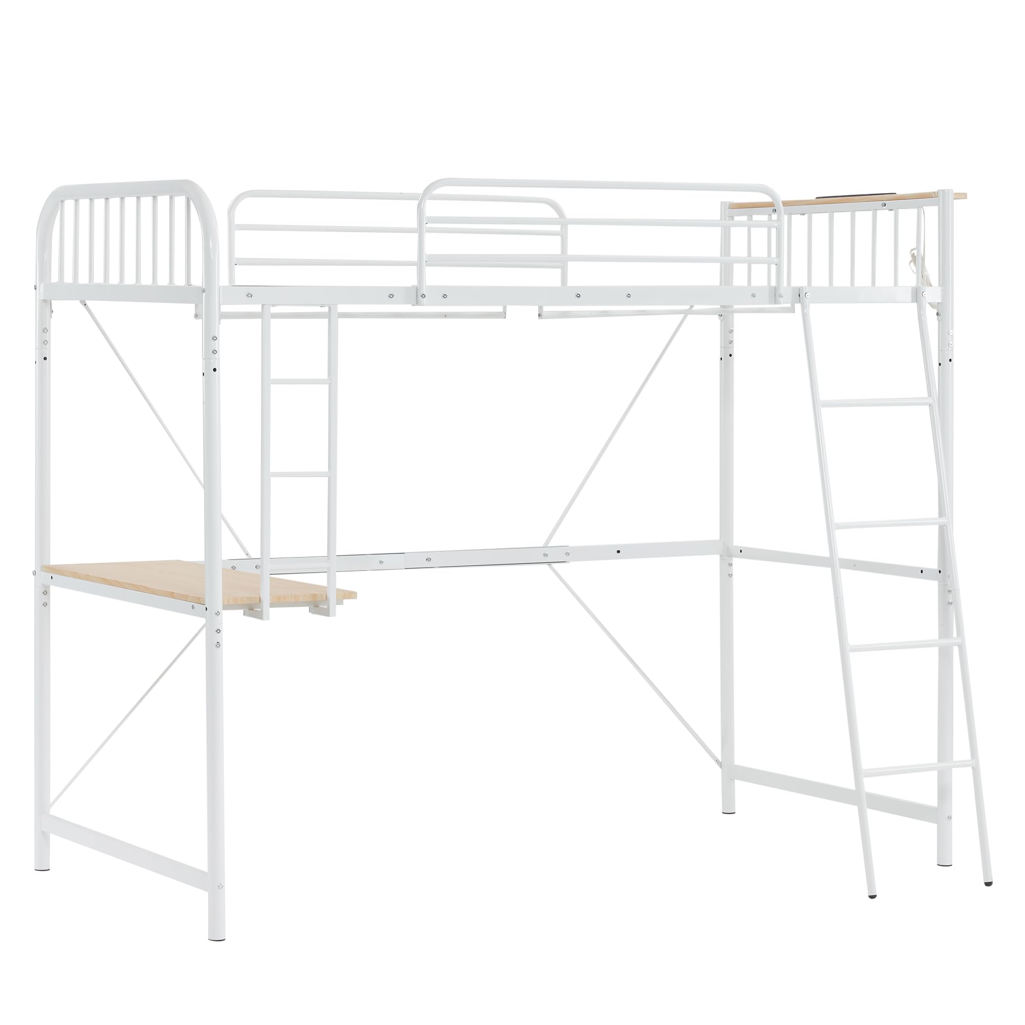 Amazon｜システムベット ロフトベッド 耐荷重120kg 高さ170cm シングル