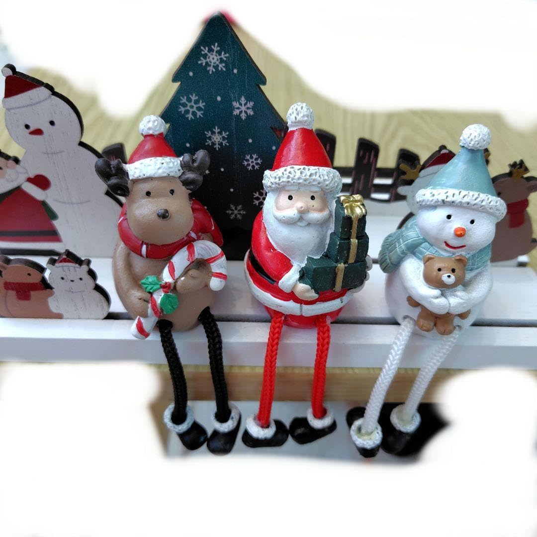 Amazon.co.jp: ナチュラルキッチン オブジェ クリスマス 足ぶら サンタ