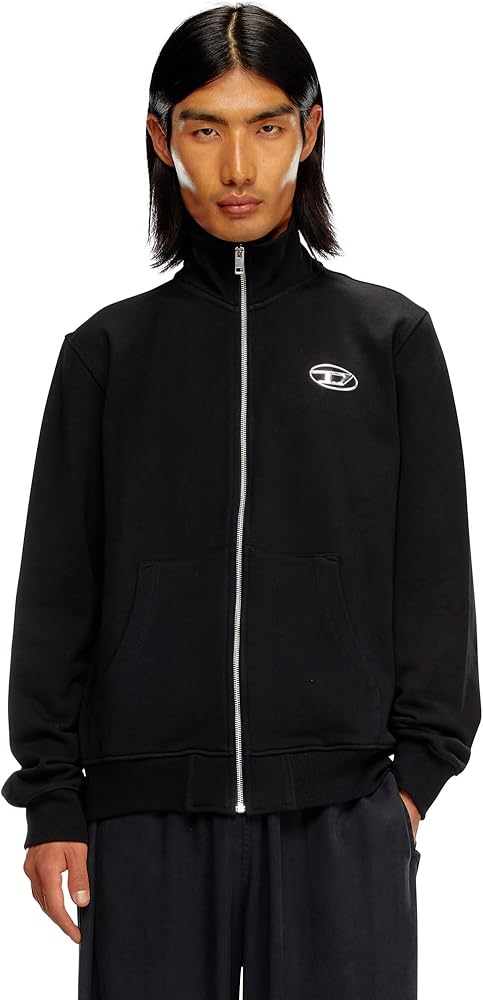 Diesel S-GINNI-ZIP-UP SWEATSHIRT at Amazon Men's Clothing store
