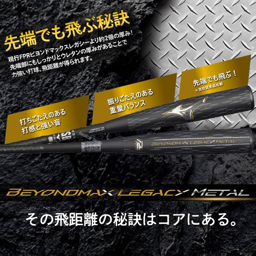 Amazon.co.jp: Baseball Mizuno Limited Soft Metal Bat Beyond Max