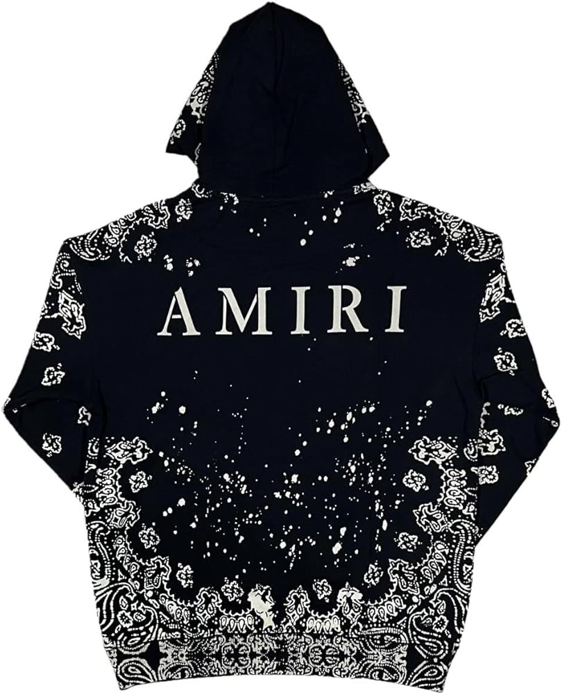 Amazon.co.jp: AMIRI アミリ バンダナ柄 ブリーチ プルオーバー