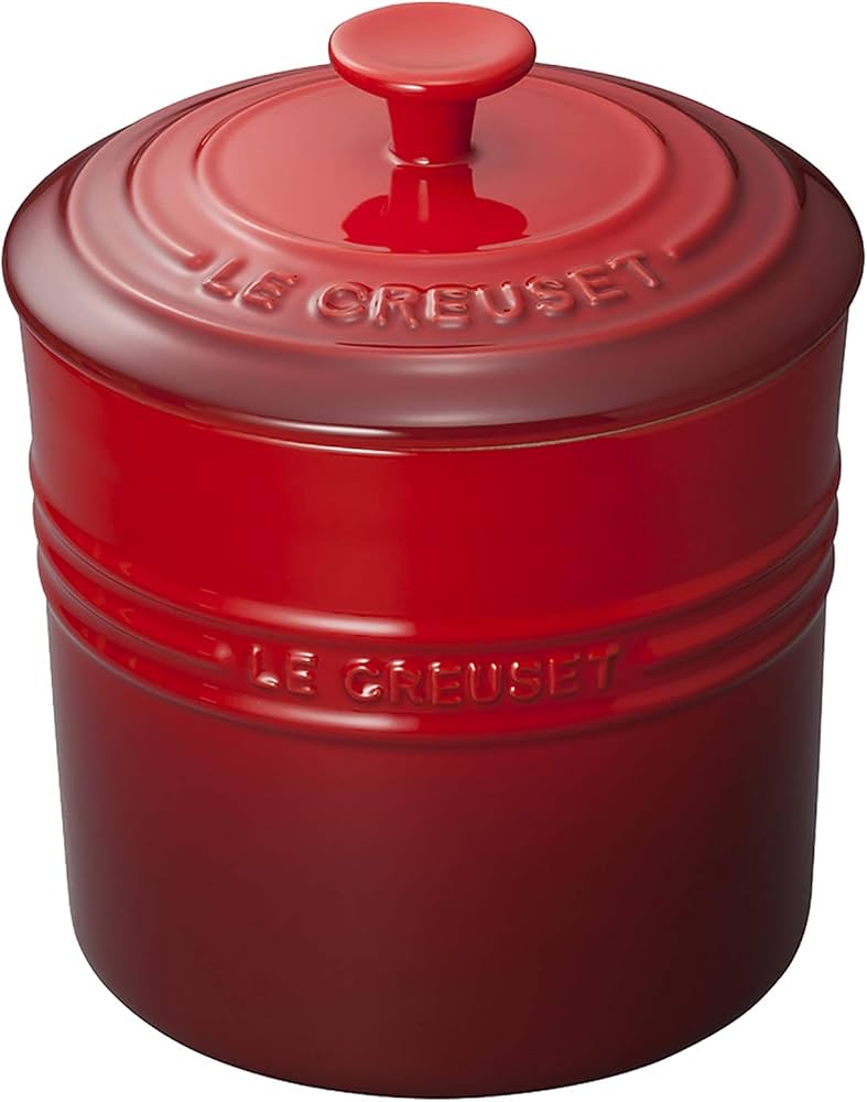 新品】ル・クルーゼ フードコンテナベット チェリーレッド Amazon.co