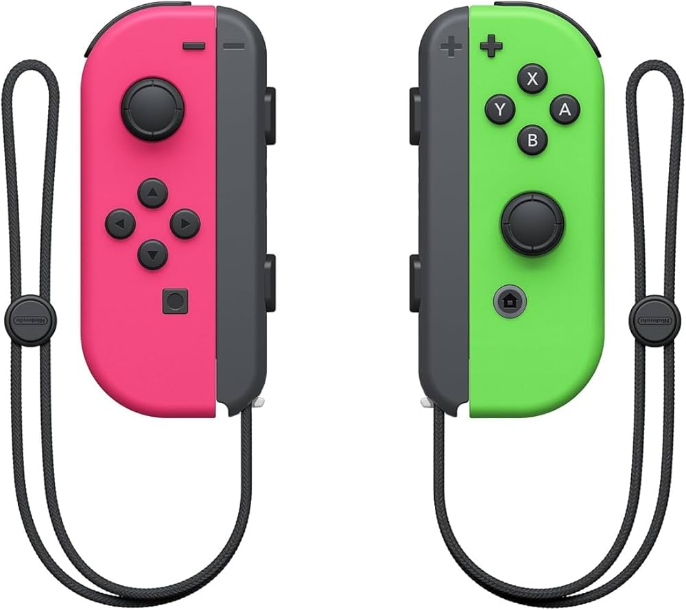 Amazon.com: Joy-Con Pair - Neon Green/Neon Pink (Nintendo Switch