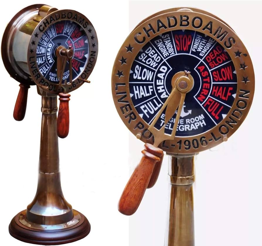 Amazon.co.jp: 18インチ アンティーク 真鍮 船のエンジン オーダー