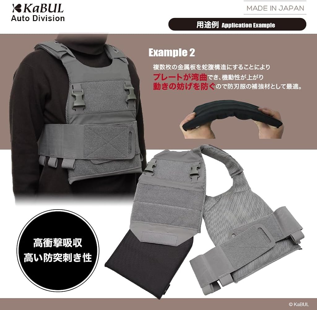 Amazon.co.jp: 防弾 防刃 対刺 防弾プレート NIJ-IIIA 実物 ソフト