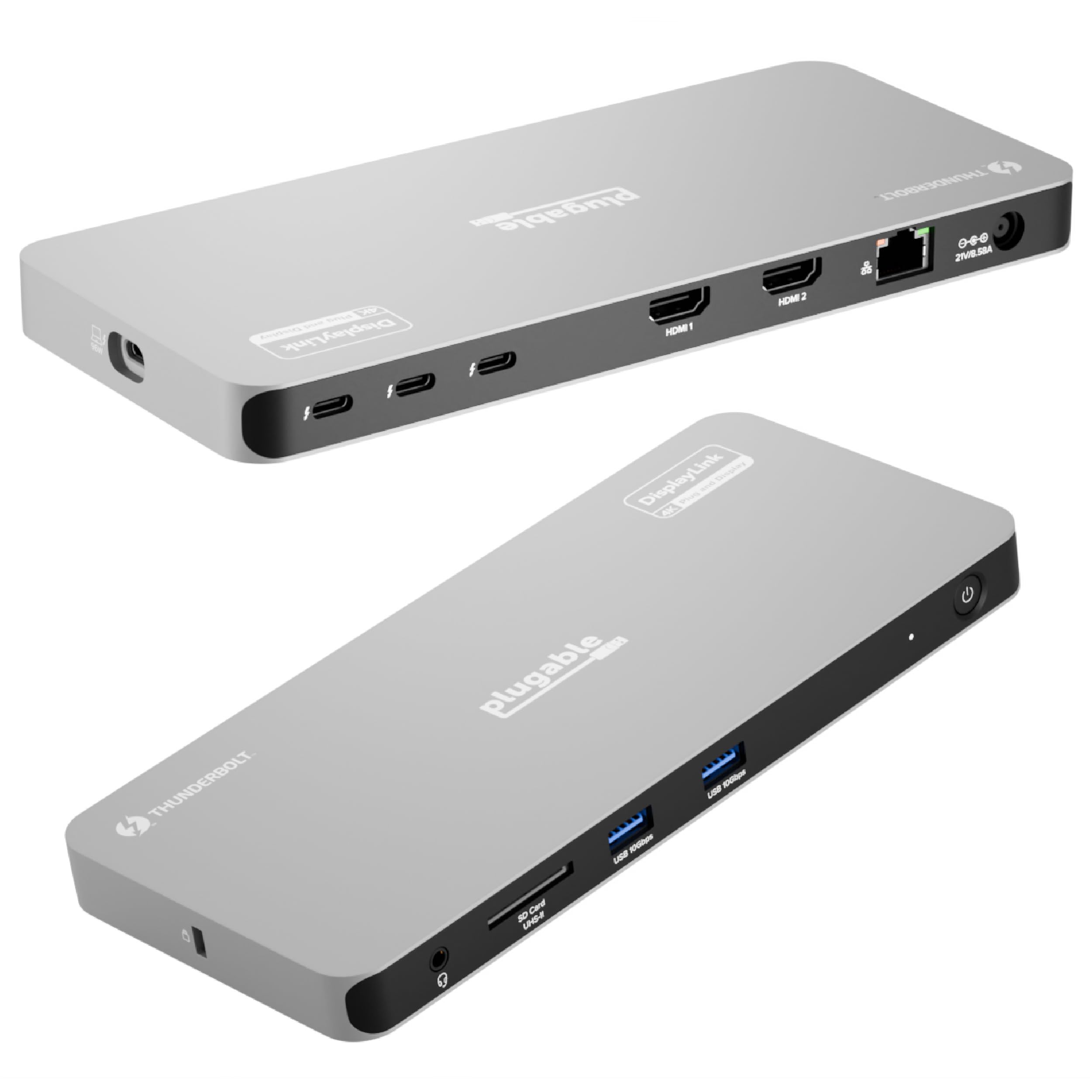 Amazon.co.jp: プラグ可能なThunderbolt 4ドック クアッドモニター用