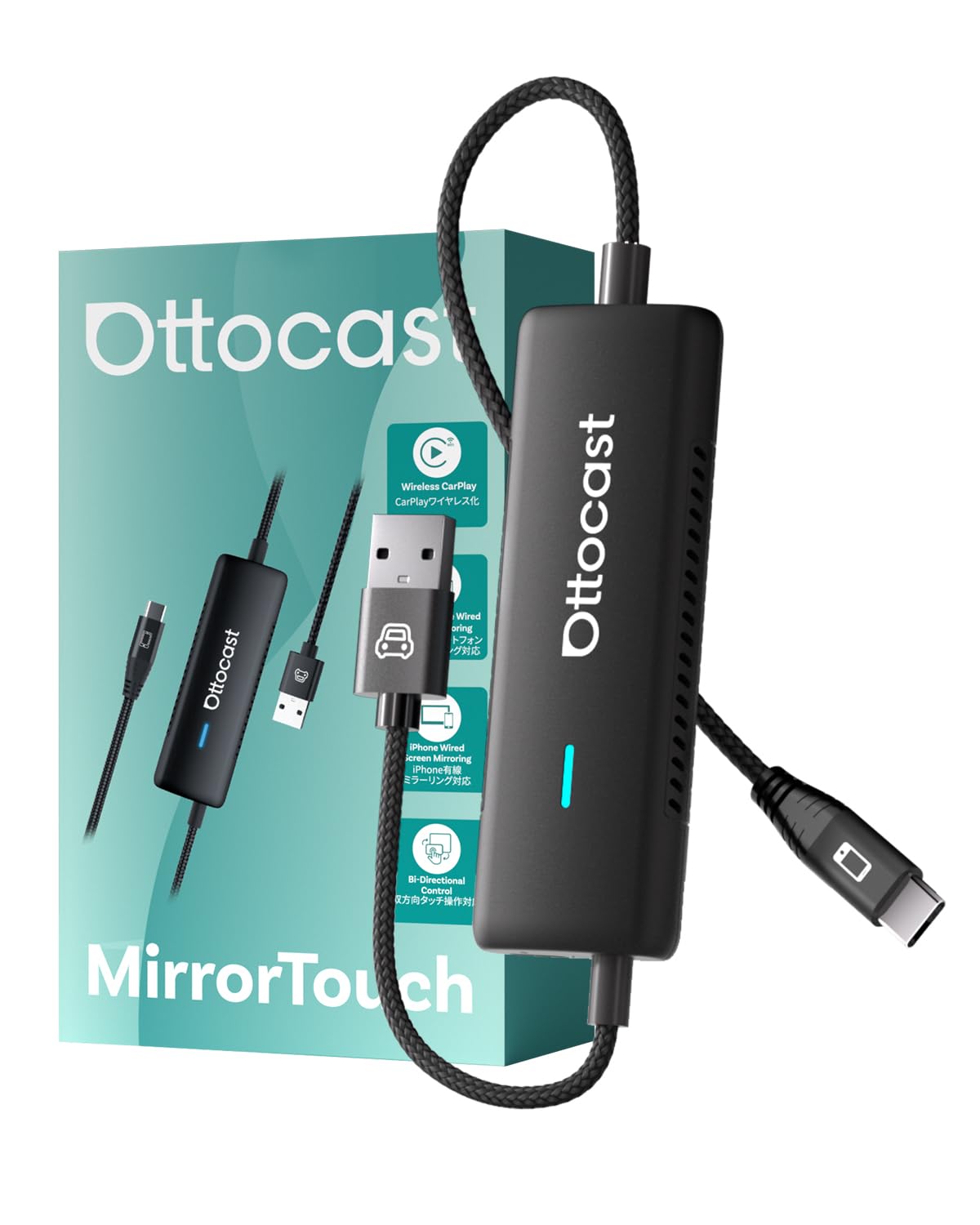 Amazon.com: OTTOCAST Mirror Touch with Wireless Carplay Adapter