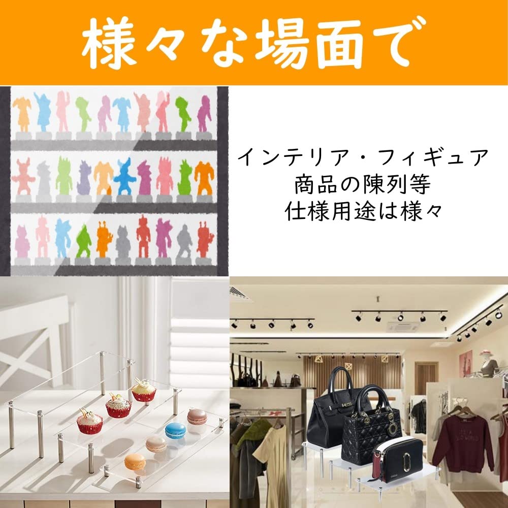 Amazon.co.jp: LilMou ディスプレイ スタンド アクリル ステージ 展示