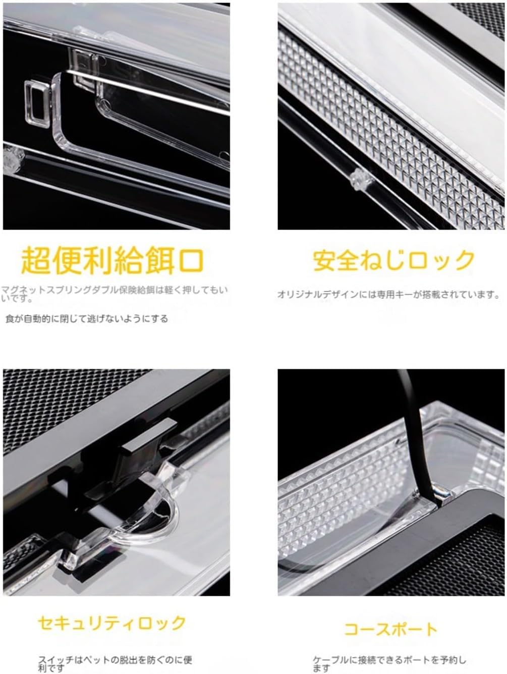 Amazon | Howorr アクリル 爬虫類ケージ 飼育容器、トカゲ ケージ