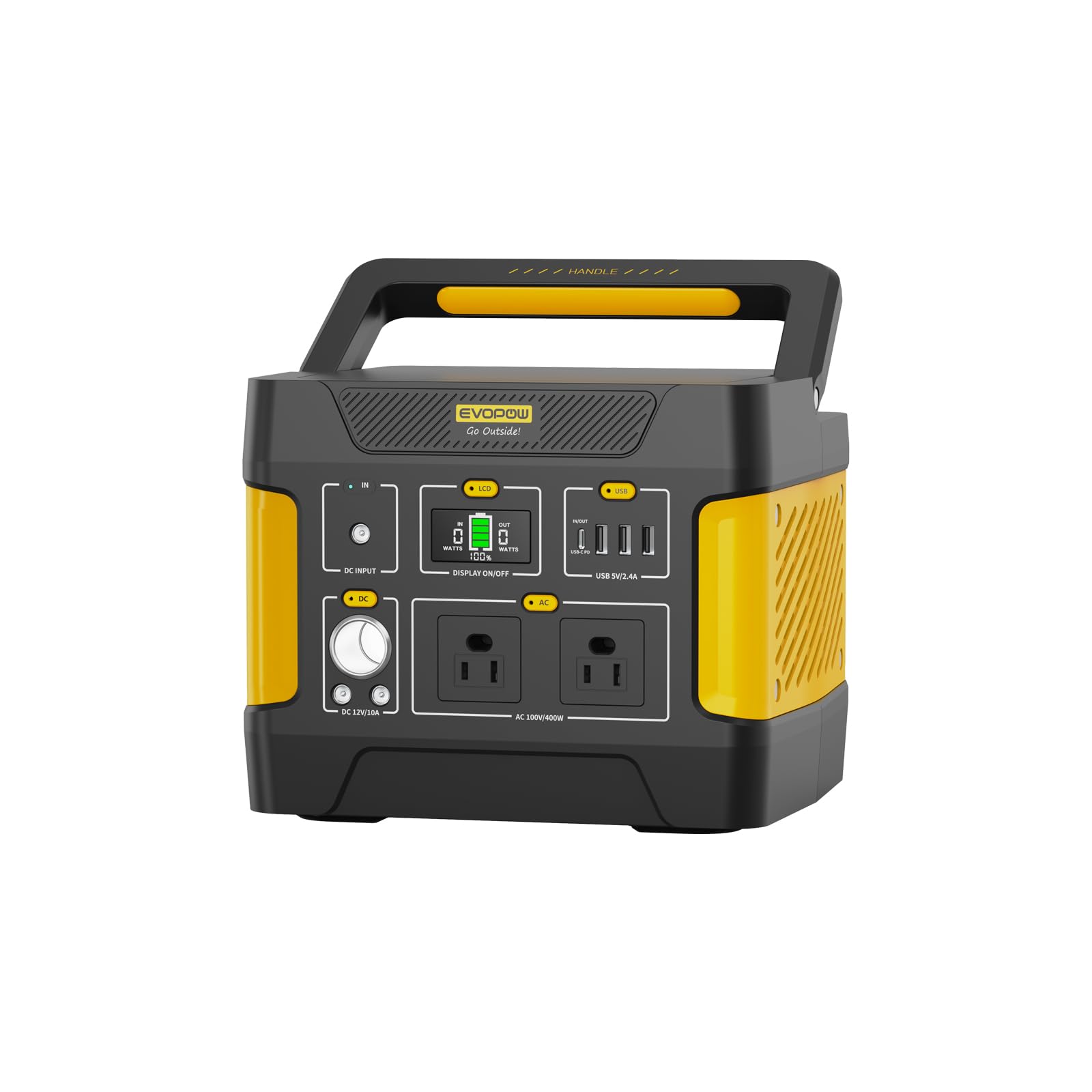 Amazon.co.jp: Evopow ポータブル電源355Wh 出力400W(瞬間最大800W