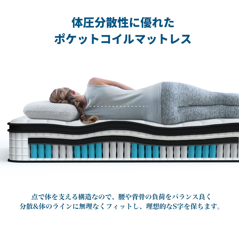 Amazon.co.jp: Inofia マットレス ダブル マットレス専門ブランド 高