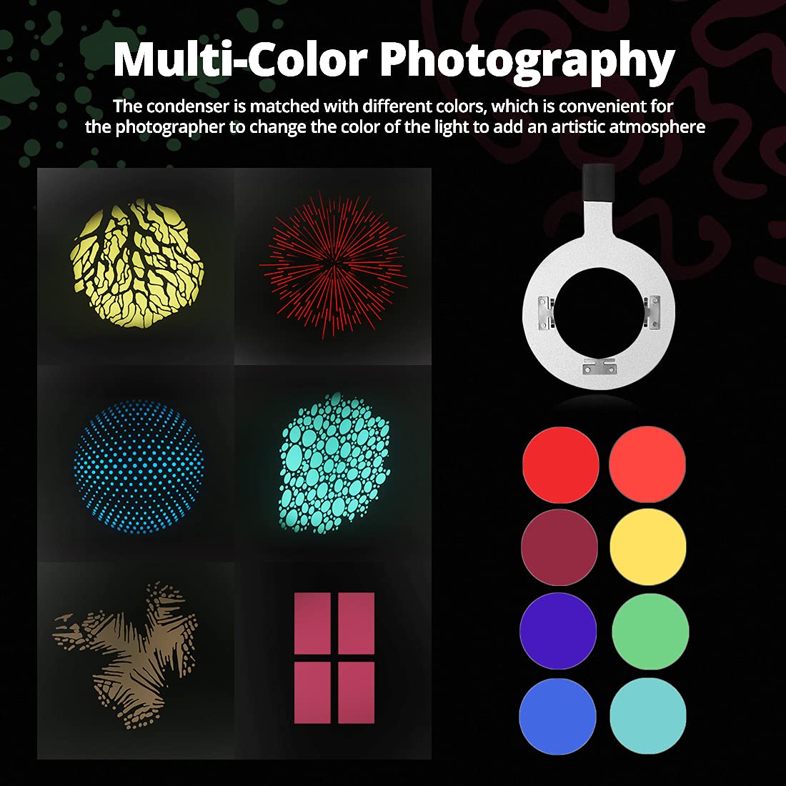 Amazon | AMBITFUL AL-16 光学スポットスポットライトビームライター