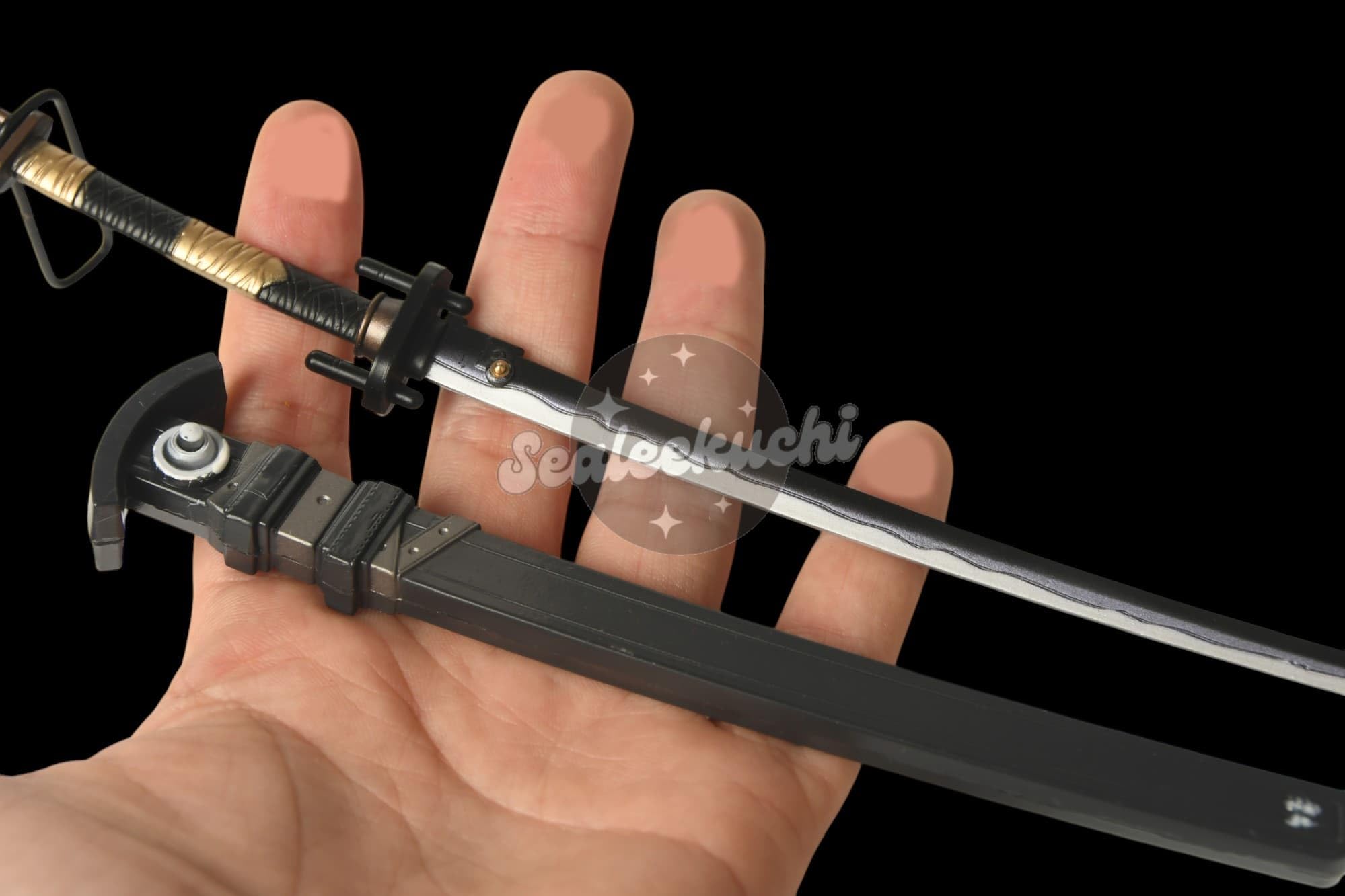 Amazon.co.jp: Sealeekuchi ゼンゼロ 22cm 星見雅 太刀 日本刀 鞘付き