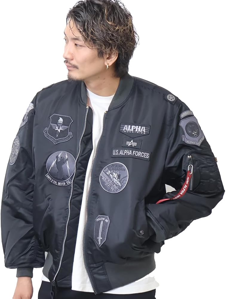 Amazon.co.jp: [アルファインダストリーズ] アウター MA-1 FULL