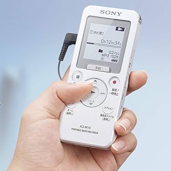 Amazon | ソニー ポータブルラジオICレコーダー micro_sdhc 16GB FM/AM