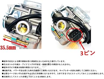 Amazon | world Imp Motor ホンダ 用 キャブレター ZOOMER ズーマー