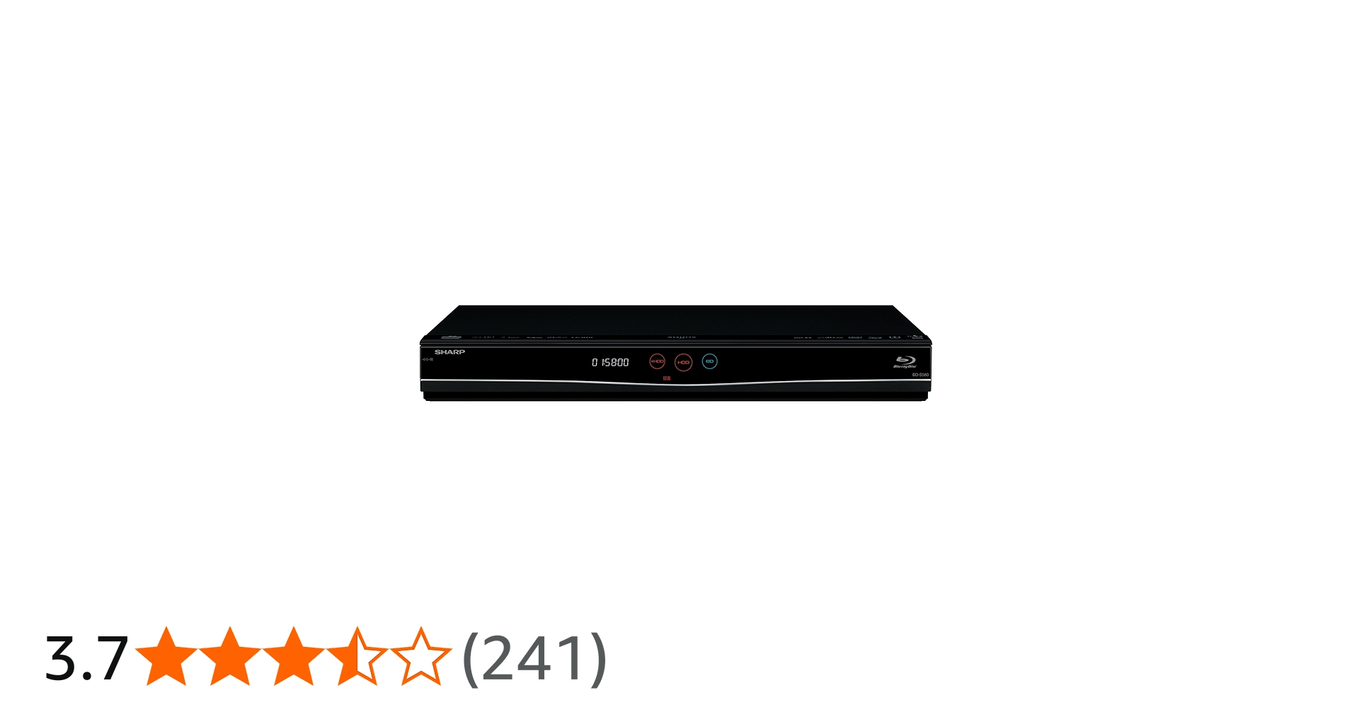 M.ASHARP シャープ ブルーレイディスクレコーダー BD-S580 シャープ