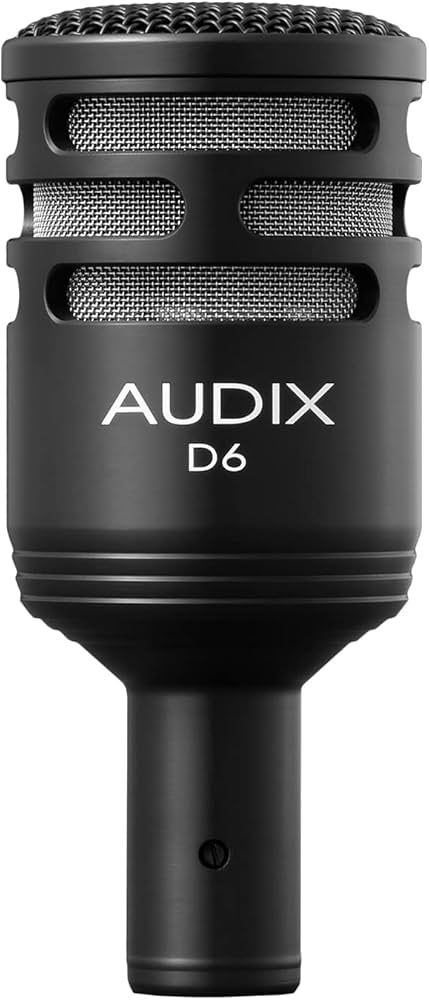 Amazon.com: AUDIX D6 Cardioid Dynamic Kick Drum Microphone for