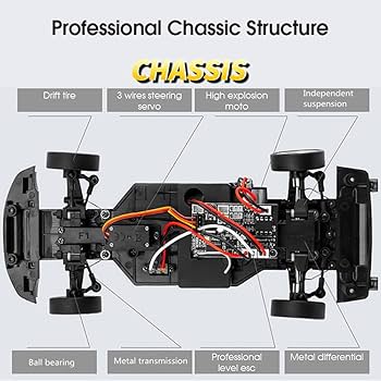 Amazon.co.jp: WANZRXX 1/18 RC ドリフトカー GTR 2.4G フル