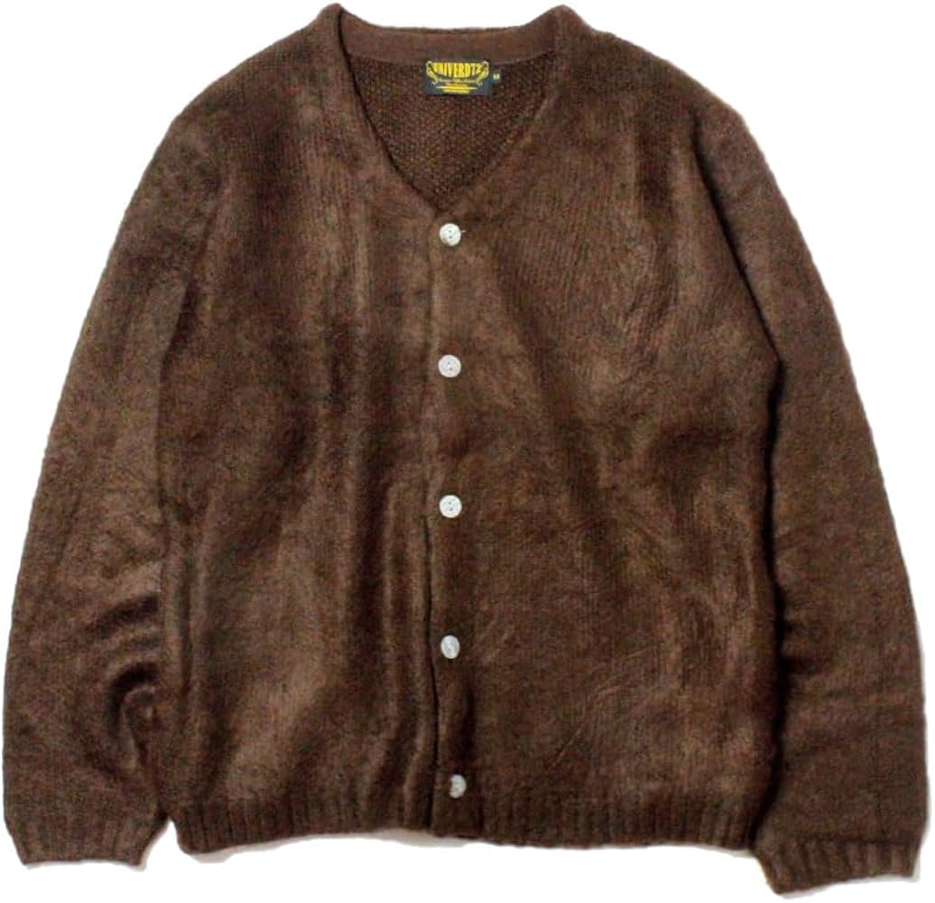 Amazon | UNIVERD72（ユニバード72） メンズ モヘア調ニット