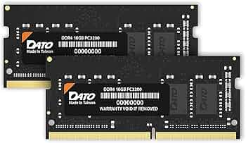 DATO 32GB RAM (16GBx2), DDR4 3200MHz PC4-25600 CL22 SODIMM 1.2V