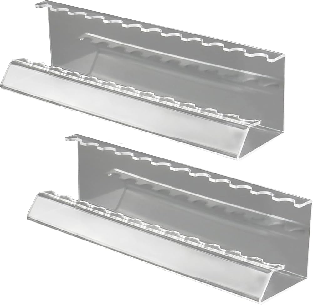 店舗用什器2点セット アクリル製ペンスタンド 鉄製ノートスタンド 本