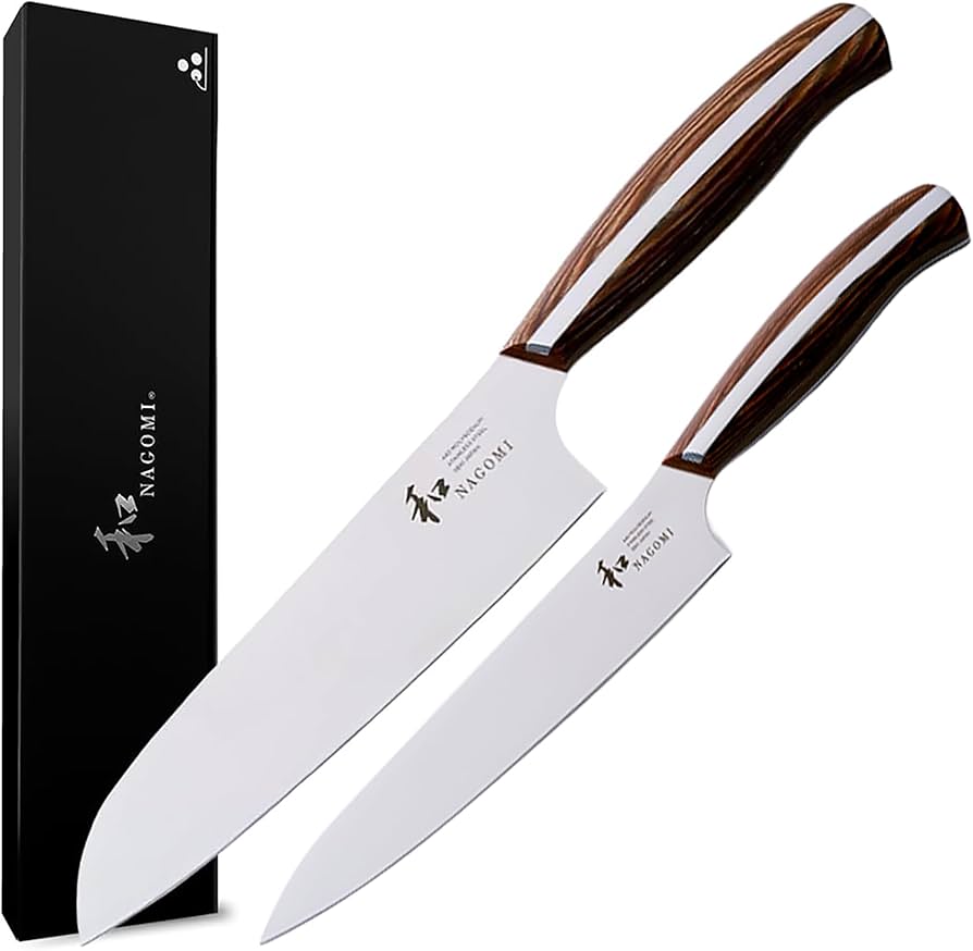 Amazon | 包丁 2本セット(三徳 ペティ)【和 NAGOMI】「明治6年創業
