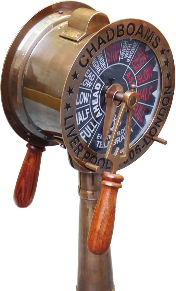 Amazon.co.jp: 18インチ アンティーク 真鍮 船のエンジン オーダー