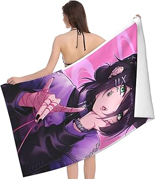 Amazon｜バスタオル チェンソーマン レゼ ビーチタオル 大判 肌に