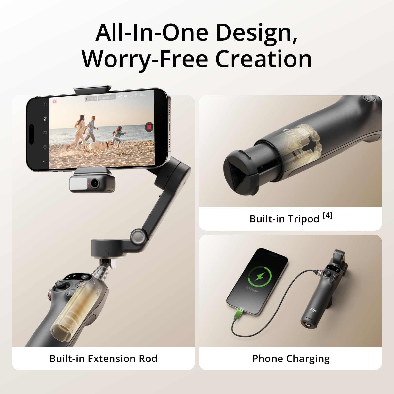 Amazon.com: DJI Osmo Mobile 7P Gimbal Stabilizer for iPhone