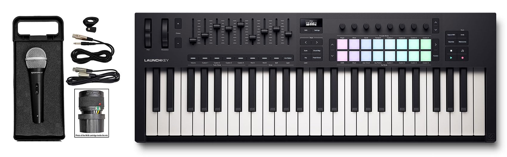 Amazon.com: Audiosavings Bundle: Novation LAUNCHKEY 49 MK4 49-Key