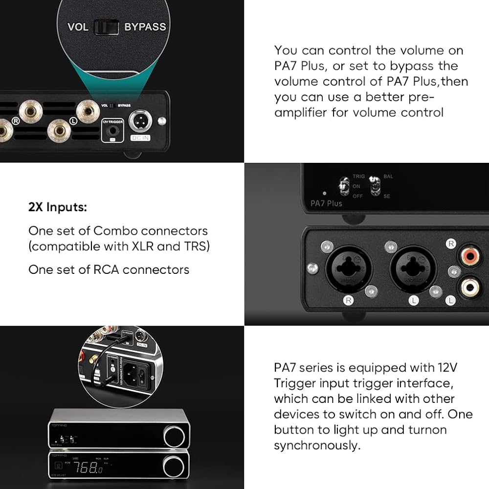 Amazon.co.jp: TOPPING PA7 フルバランスパワーアンプ、XLR/RCA/TRS