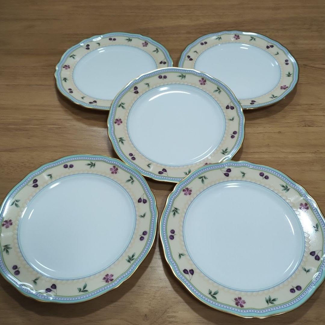 Amazon.co.jp: Noritake ガトゥープワール 皿5枚セット まとめ売り