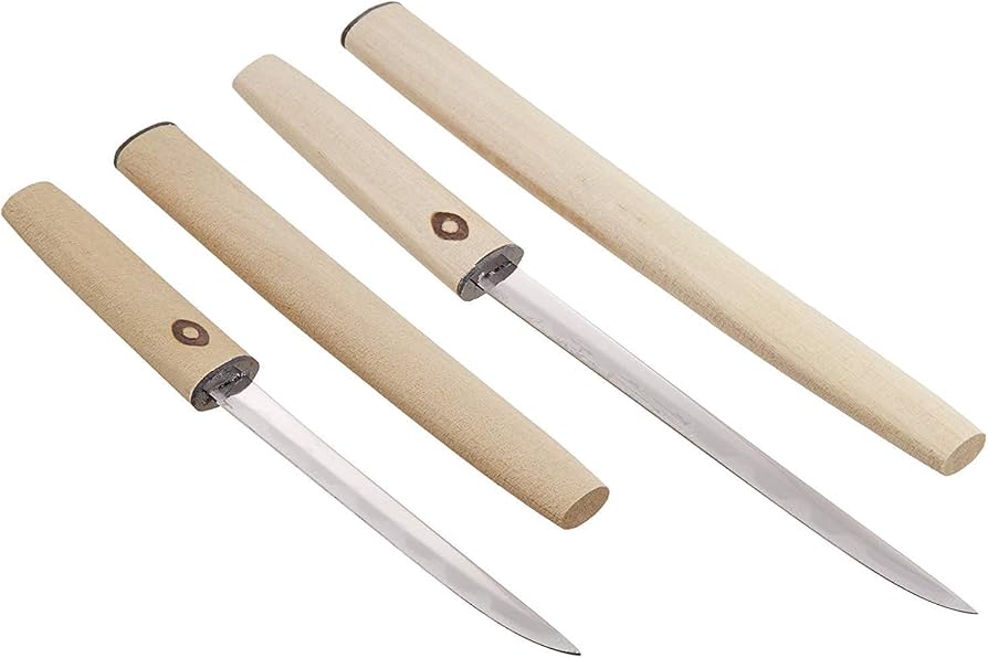 Amazon.co.jp: ミニ日本刀 白鞘大小・掛台付 250