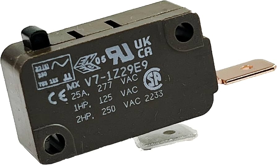 Basic / Snap Action Switches NO 25A @ 250VAC (1 piece) : Amazon.ca