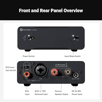 Amazon.com: Fosi Audio V3 Mono Power Amplifier for Home Audio