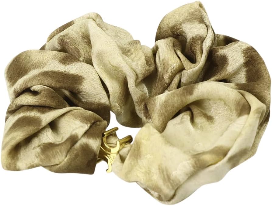 Amazon | [セリーヌ] シュシュ 髪留め トリオンフモチーフ シルク