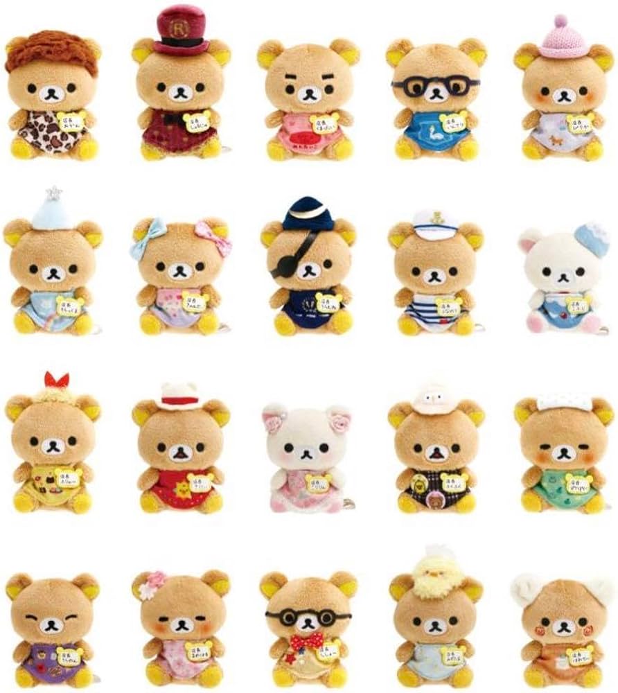 リラックマストア限定リラックマストア店長てのりぬいぐるみ20種セット